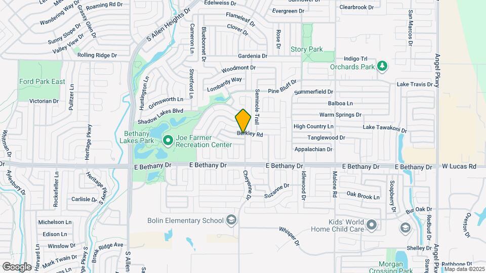 1422 Berkley Rd Map and Location Details