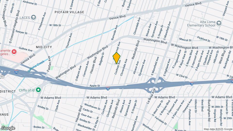 2253 S Cochran Ave, Unit 2253 Map and Location Details