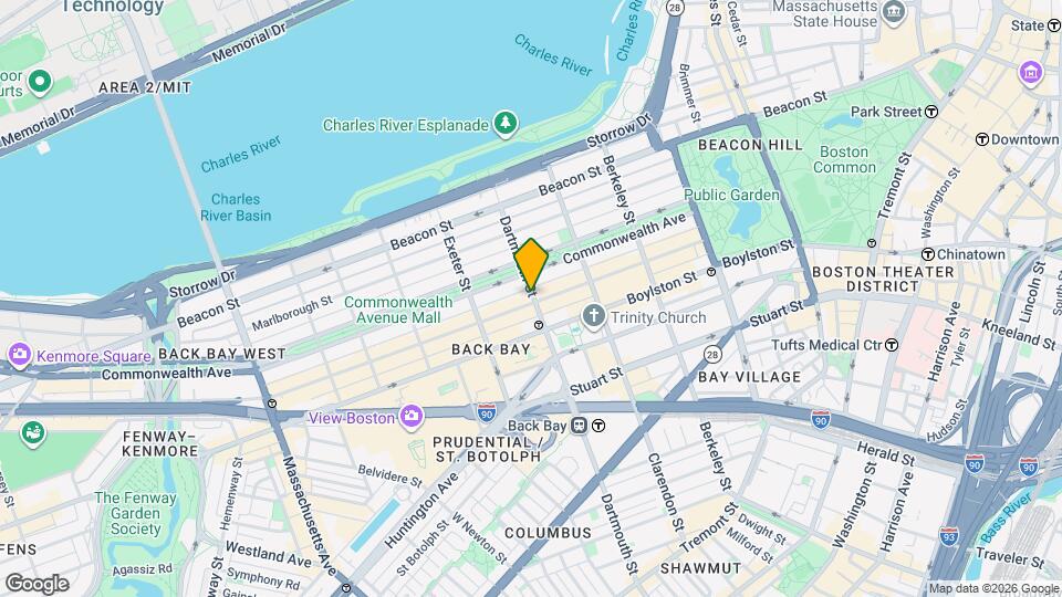 272 Dartmouth St Map and Location Details