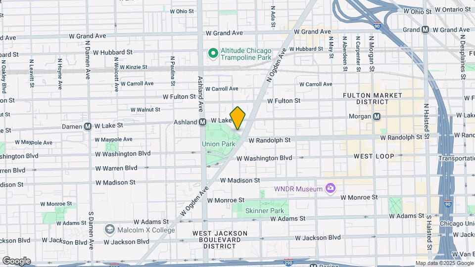1457 W Randolph St Map and Location Details