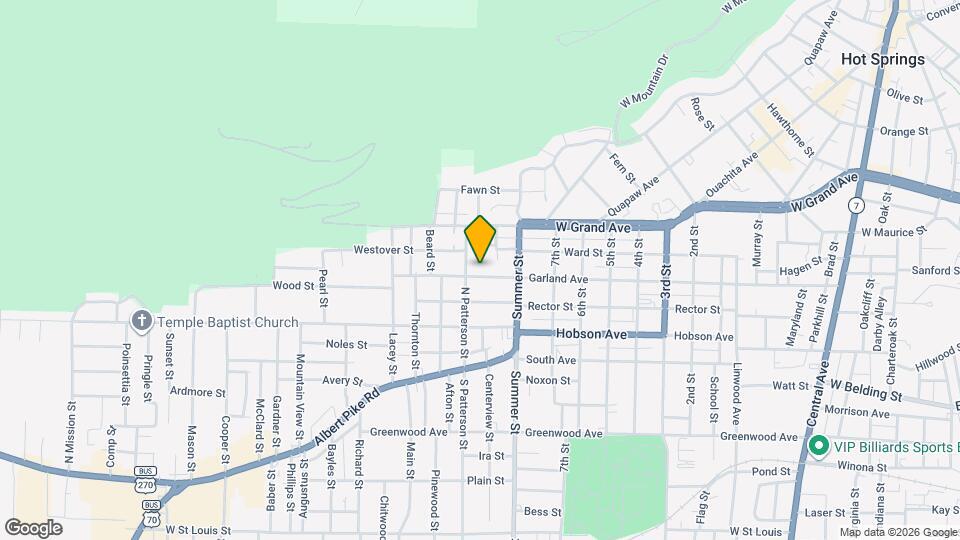 1036 Garland Ave Map and Location Details