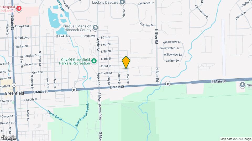 1226 E 2nd St Map and Location Details