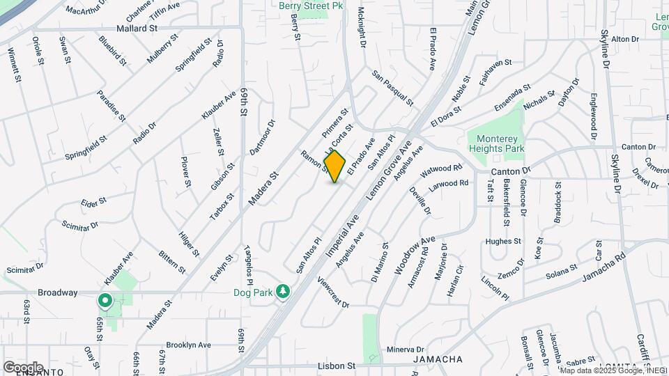 1648 El Prado Ave Map and Location Details