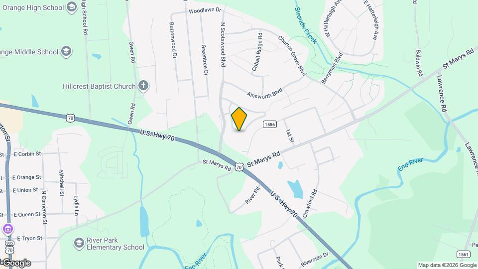 2703 Bartlett Circle Map and Location Details