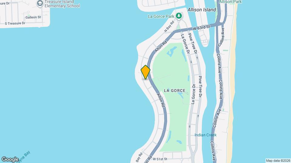 5735 N Bay Rd Map and Location Details