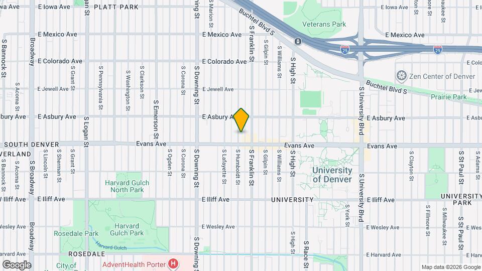 2066 S Humboldt St Map and Location Details