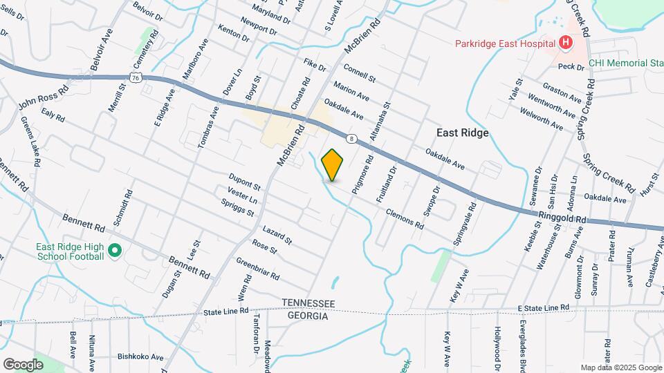 East Ridge Village Apartments Map and Location Details
