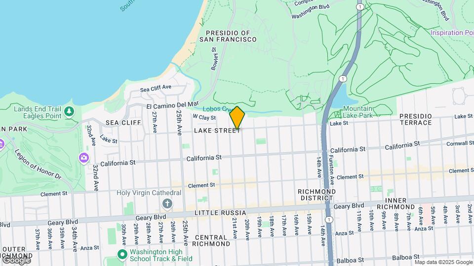 1921 Lake St Map and Location Details