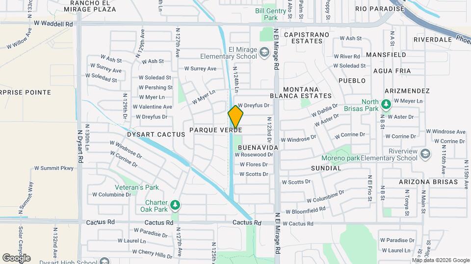 12438 W Windrose Dr Mapa y Detalles de la Ubicación