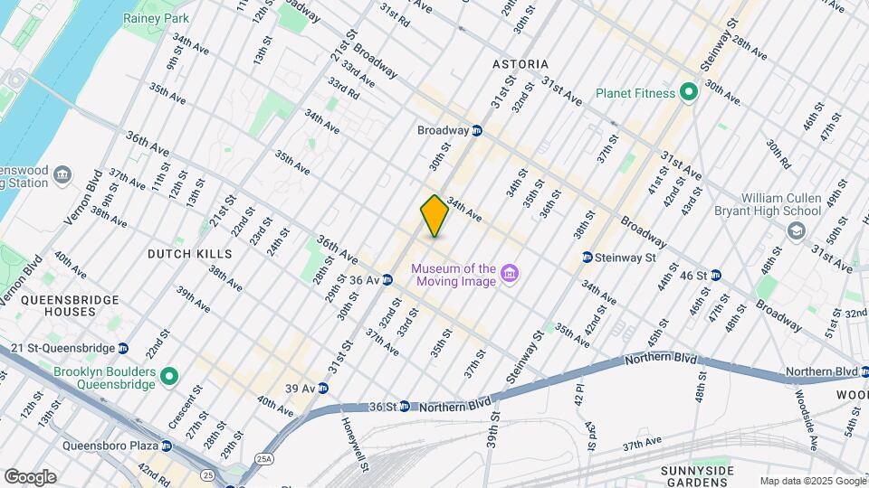 34-55 32nd St Mapa y Detalles de la Ubicación