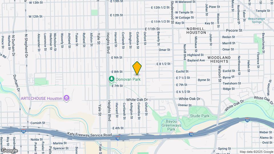 731 Columbia St Map and Location Details