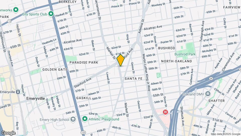 901 59th St Map and Location Details