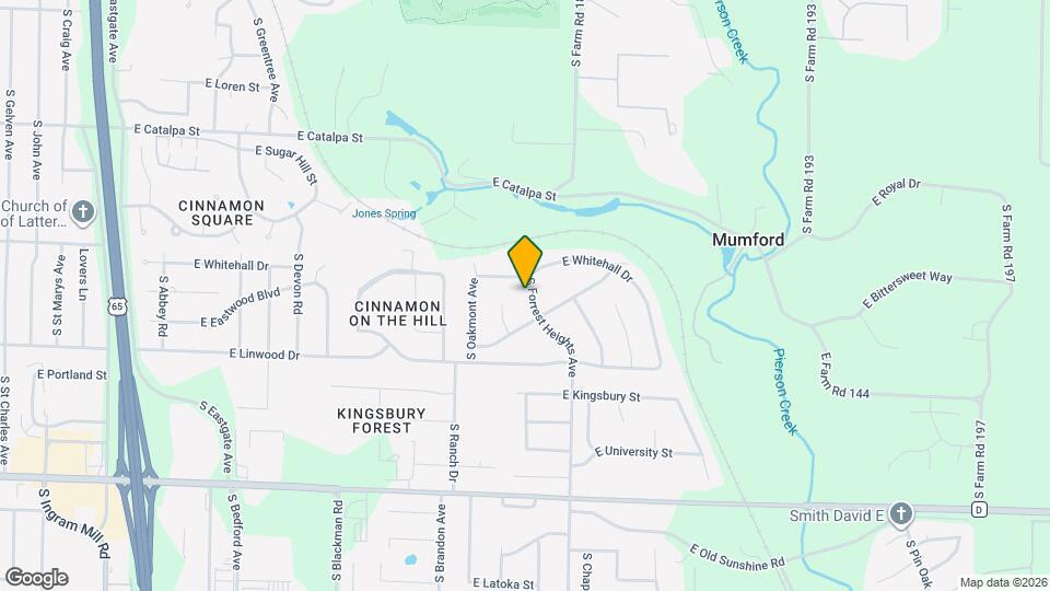 1437 S Forrest Heights Ave Map and Location Details