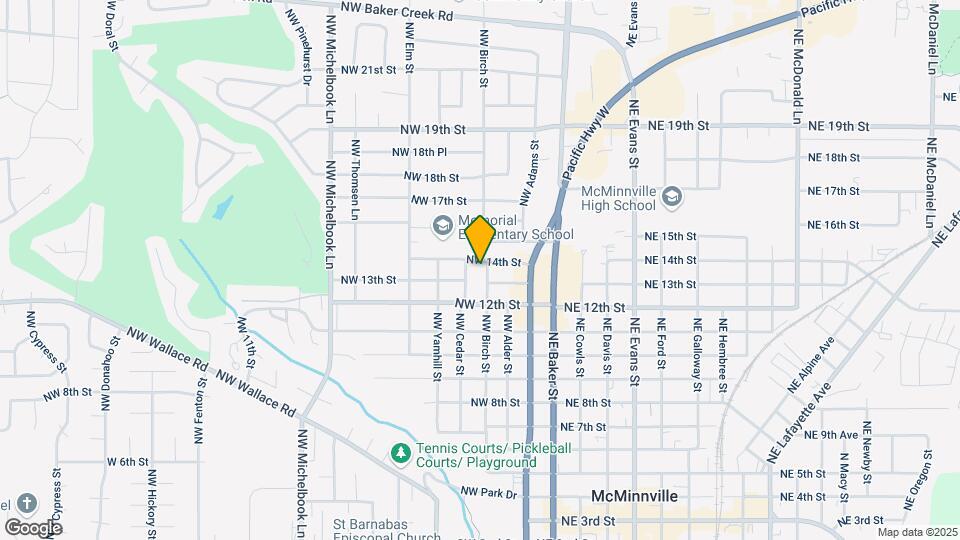 1315 NW Birch St Map and Location Details