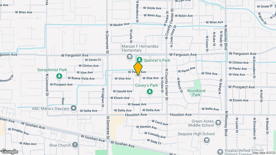 1901 N Mendonca St Map and Location Details