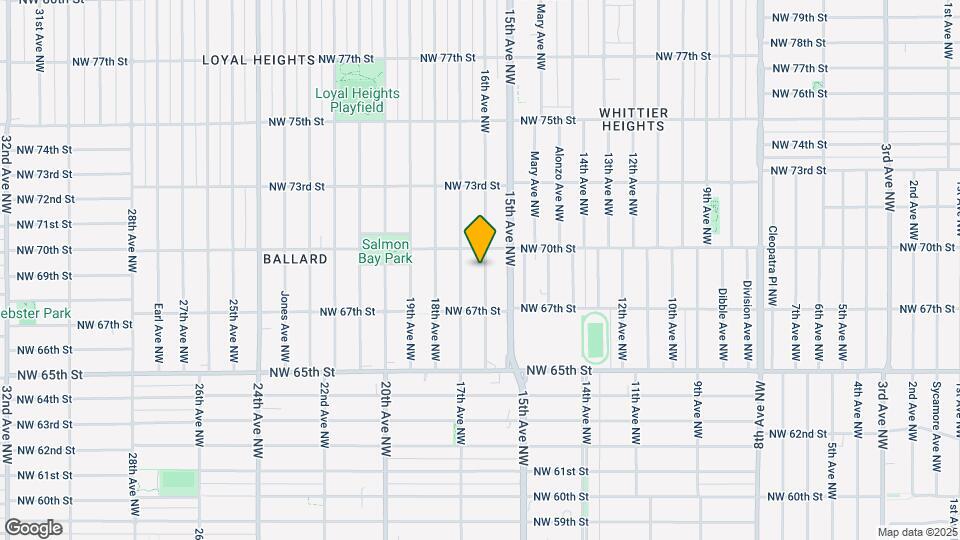 6737 16th Ave NW Map and Location Details