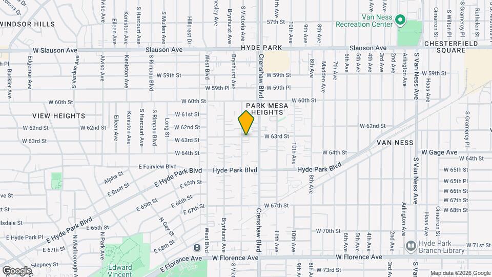 3430 W 63rd St Map and Location Details