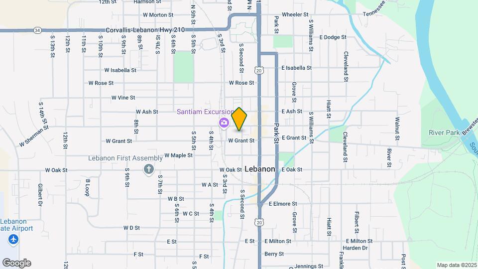 764 S 2nd St Map and Location Details