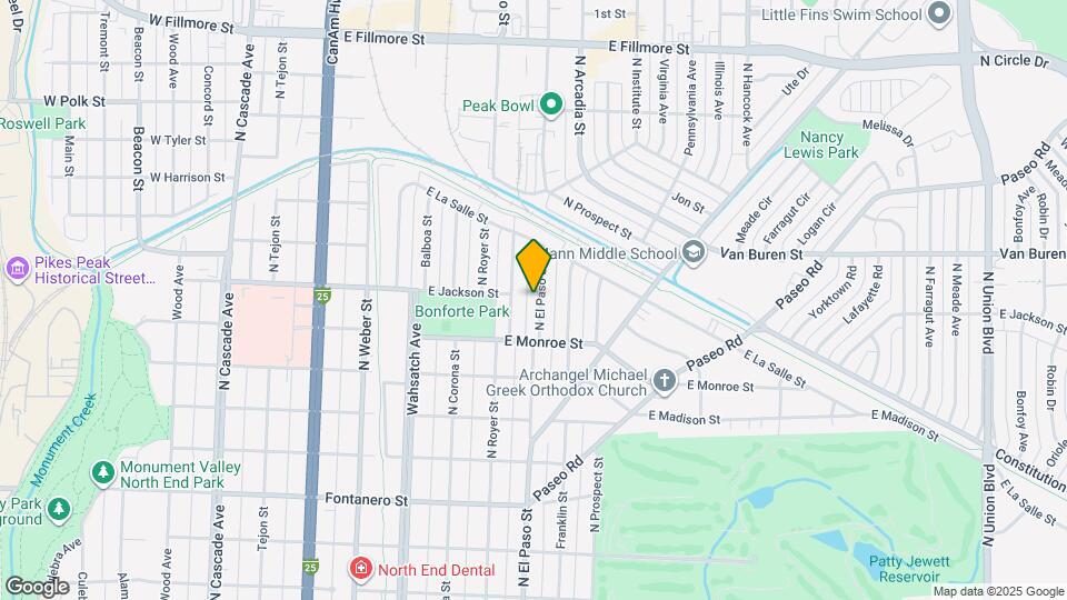 2334 N El Paso St Map and Location Details