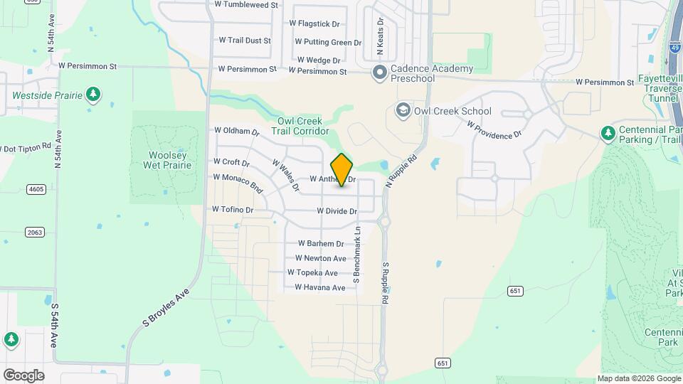 4360 W Wales Dr Map and Location Details