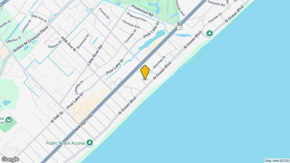 7401 N Ocean Blvd Map and Location Details