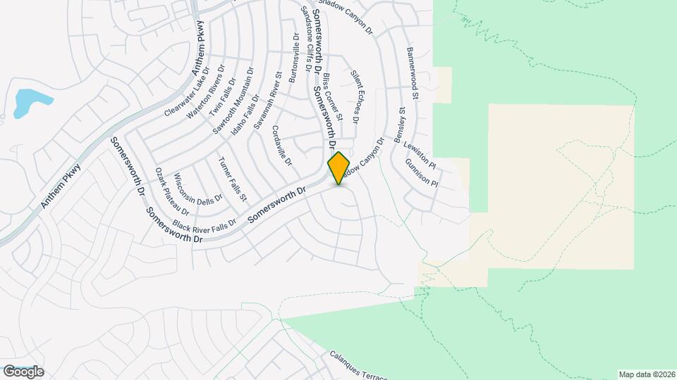 2237 Canyonville Dr Map and Location Details