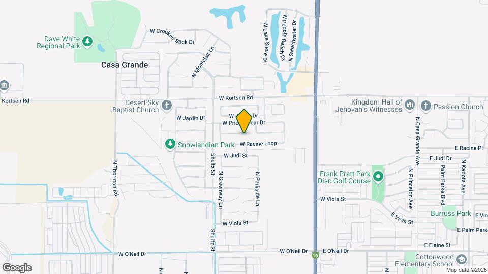 619 W Palo Verde St Map and Location Details