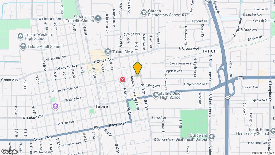 527-537 E San Joaquin Ave Map and Location Details