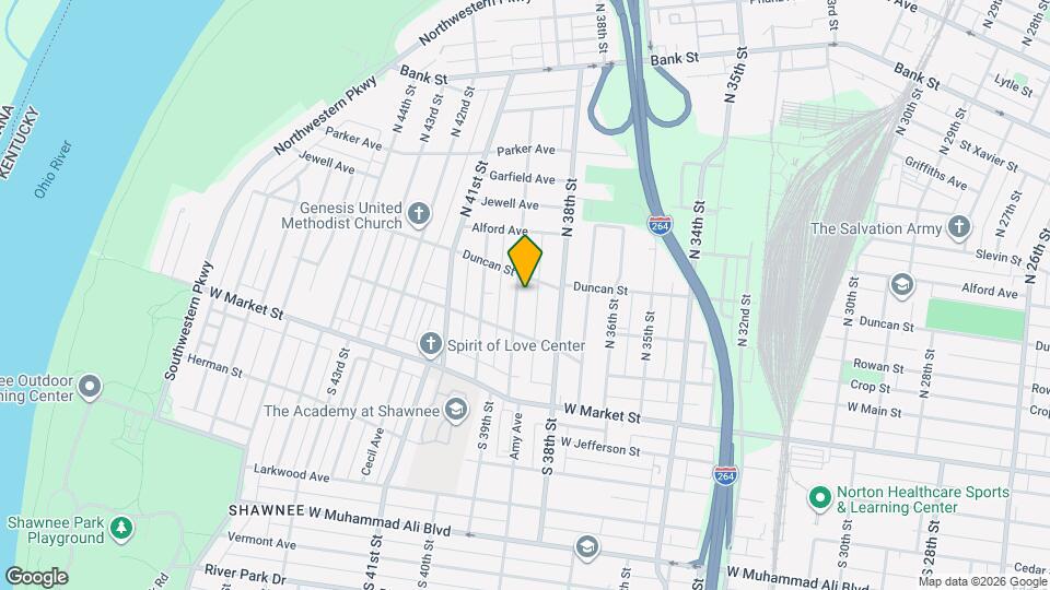 125 N 39th St Mapa y Detalles de la Ubicación