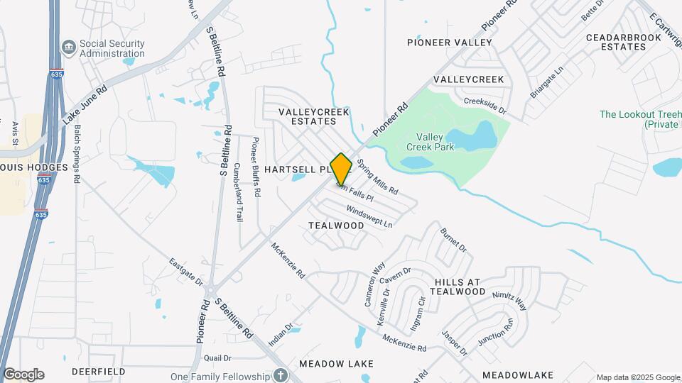 616 Elm Falls Pl Map and Location Details