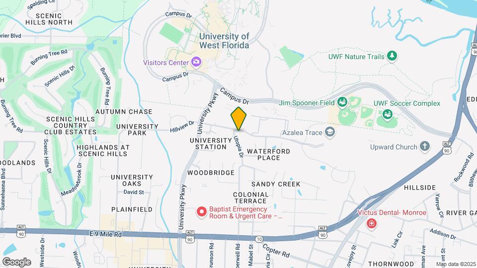 10065 Hillview Rd Map and Location Details