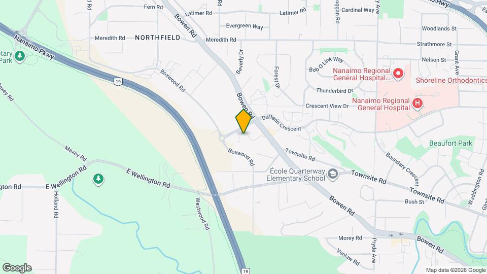 1847 Dufferin Crescent Map and Location Details