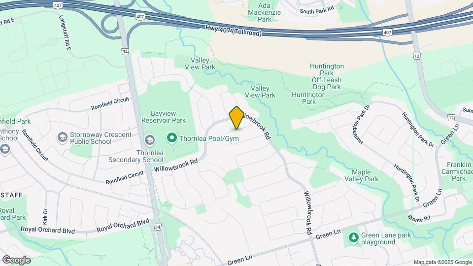 25 Charnwood Pl Map and Location Details