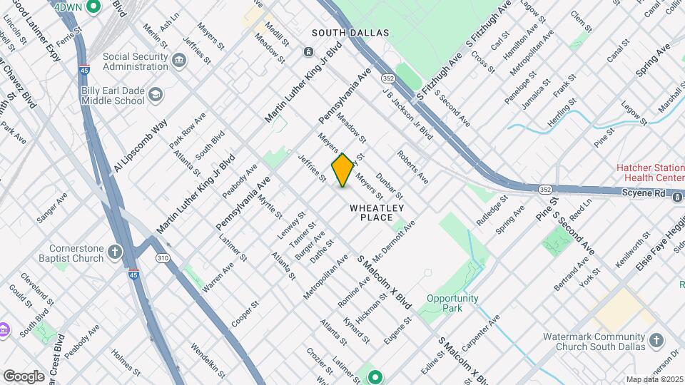 3518 Jeffries St Map and Location Details