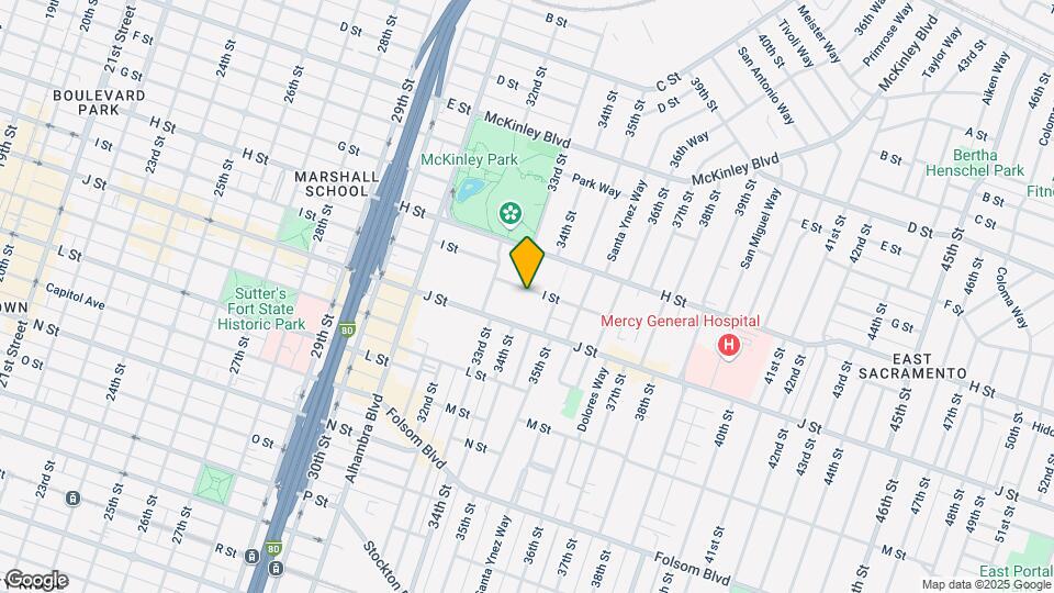3400 I St Mapa y Detalles de la Ubicación