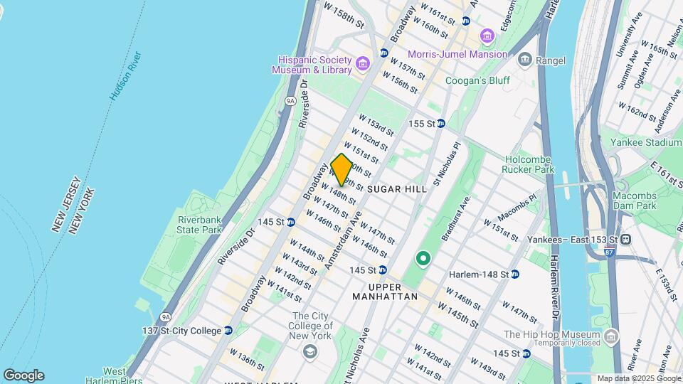 529 W 148th St Map and Location Details