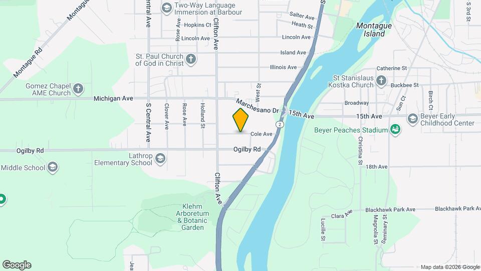 314 Cole Ave Map and Location Details