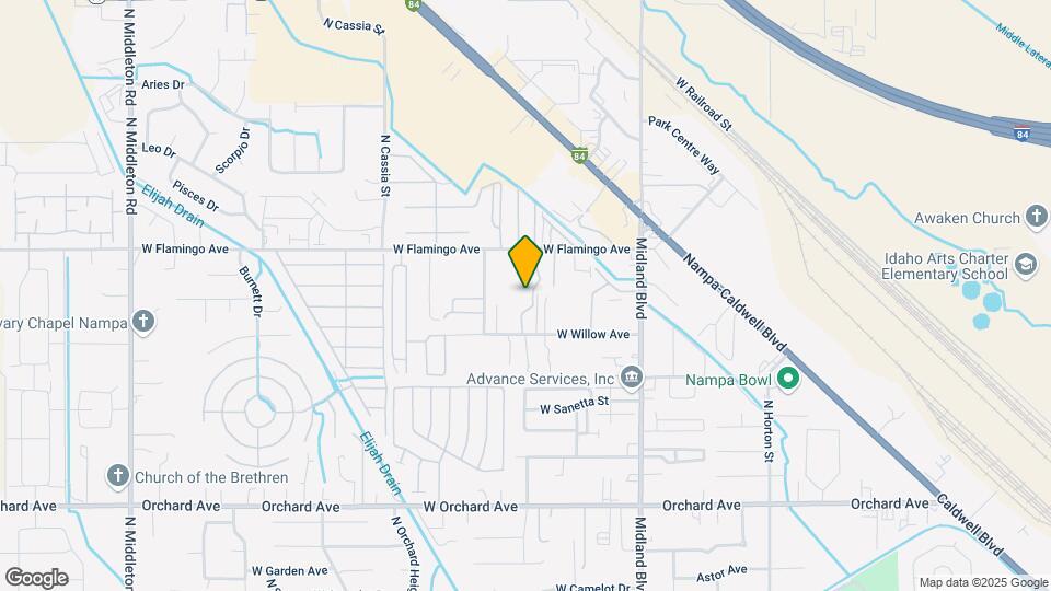 1329 N Stephanie Ln Map and Location Details