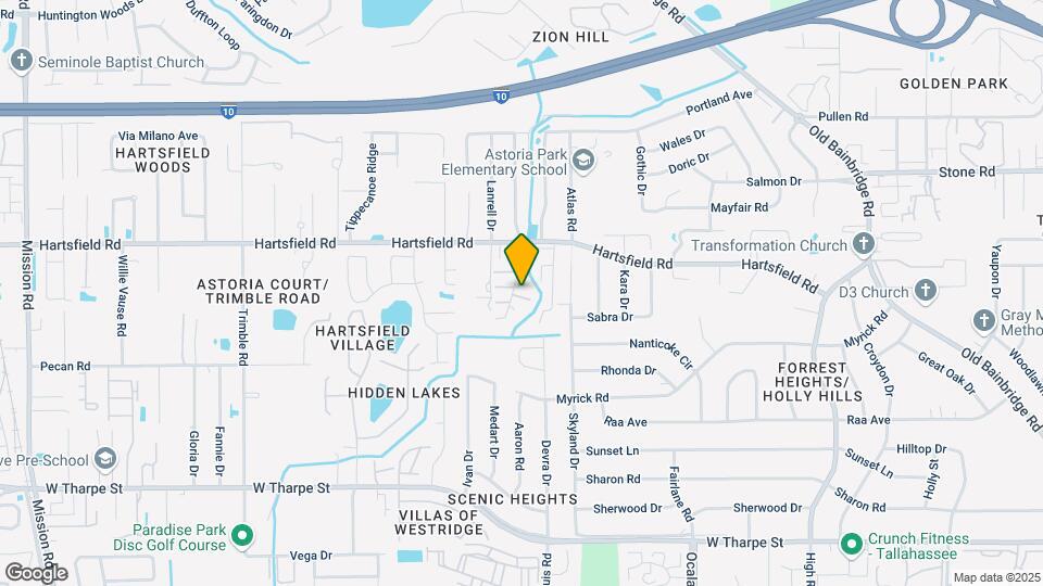 2325 Hartsfield Way Map and Location Details