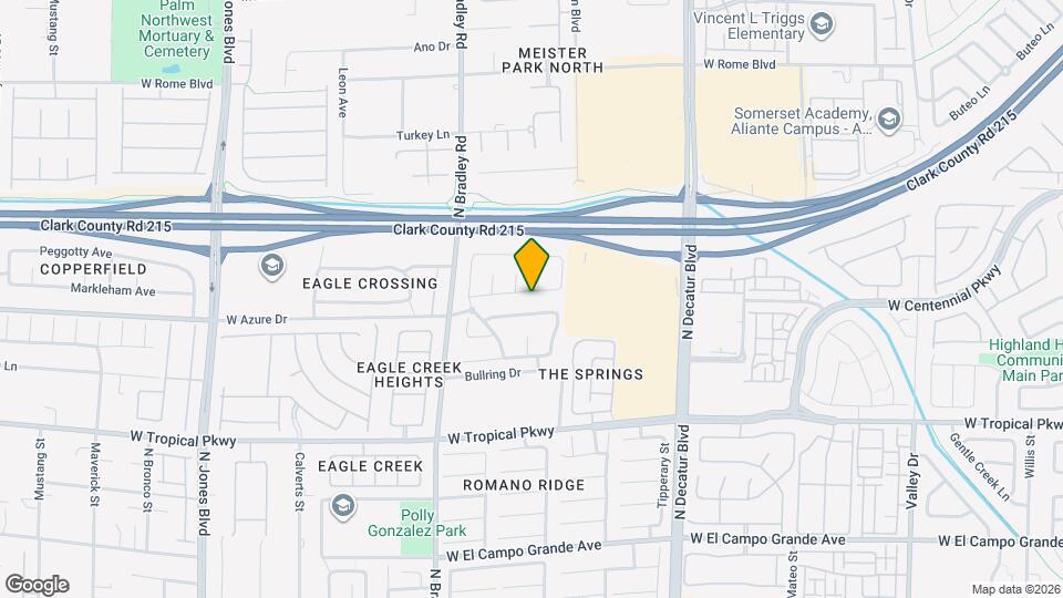 5129 Meadow Rock Ave Map and Location Details