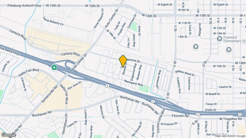 2208 Spanos St Map and Location Details