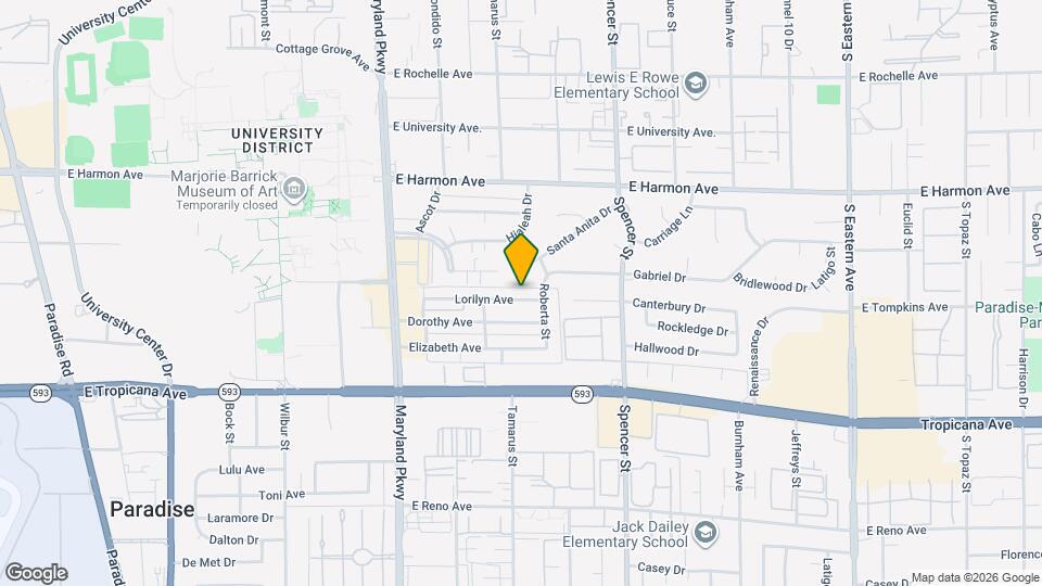 1508 Lorilyn Ave Mapa y Detalles de la Ubicación