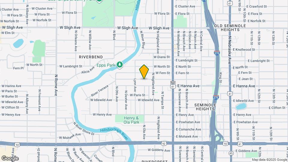 218 W Jean St Map and Location Details