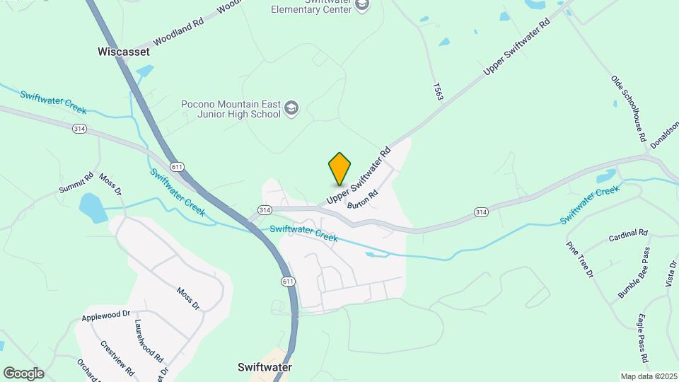 221 Upper Swiftwater Rd Map and Location Details