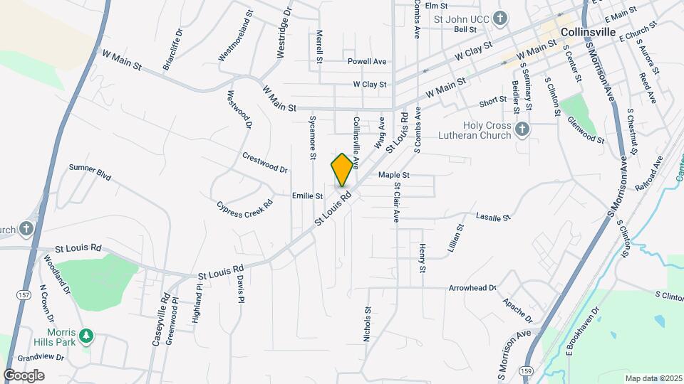 417 Saint Louis Rd, Unit B Map and Location Details