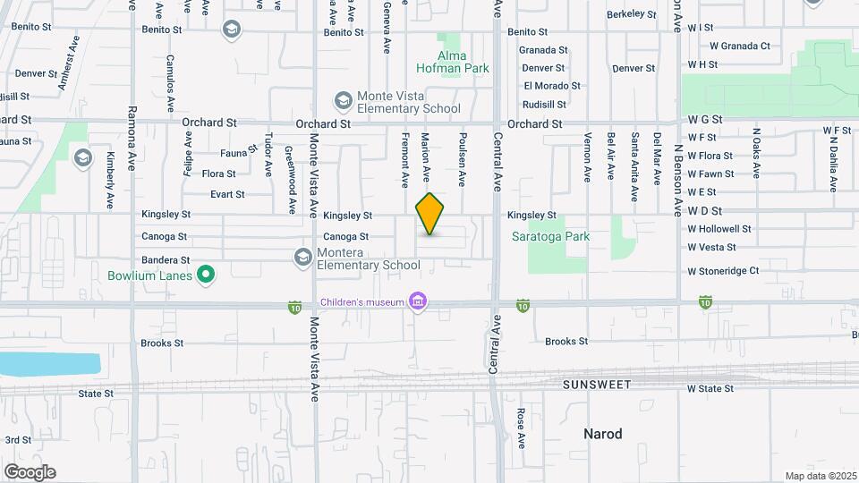 5147 Canoga St Map and Location Details