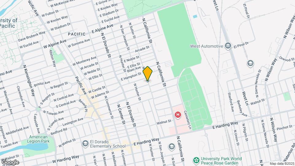 2205 N Sutter St Map and Location Details