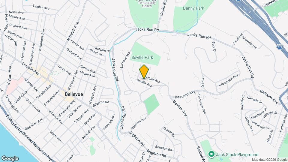 112 Seville Ave Map and Location Details