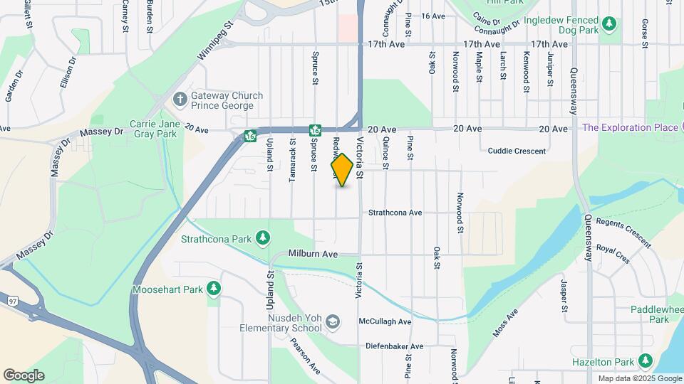 2212 Redwood St Map and Location Details