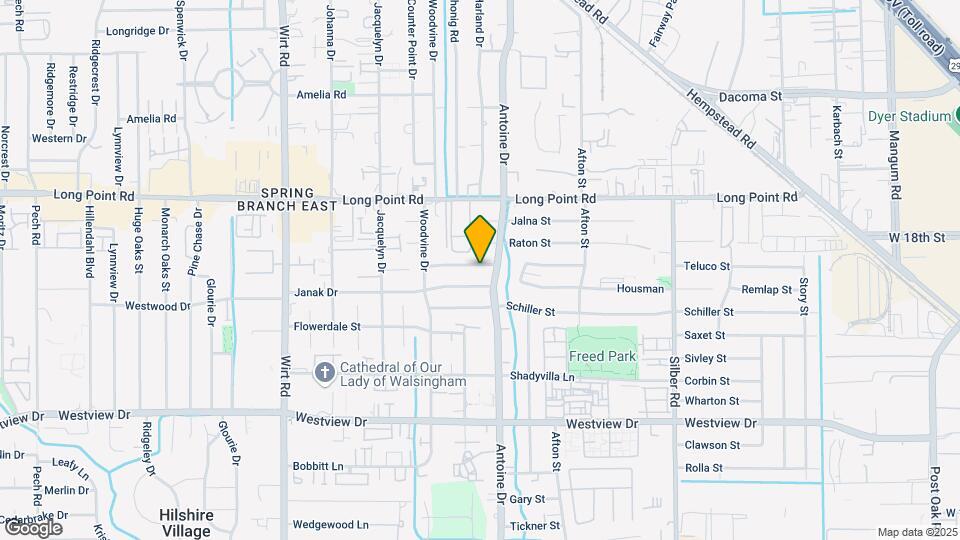 7415 Dearborn St Map and Location Details